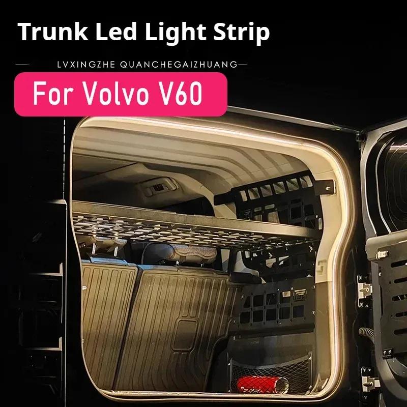 Rear Trunk LED Light Bar Strips Trunk Interior Decorative Lamp Strip Fit For Volvo V60 / V60 Cross Country Interior Accessory