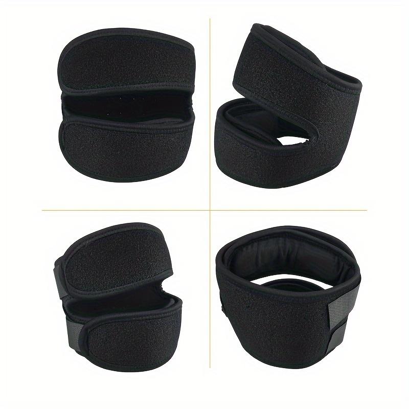 Black Tech Double Patella Knee Braces! Adjustable, Stable, Unisex. Ideal for Basketball & cycling.Top Sports Protection!