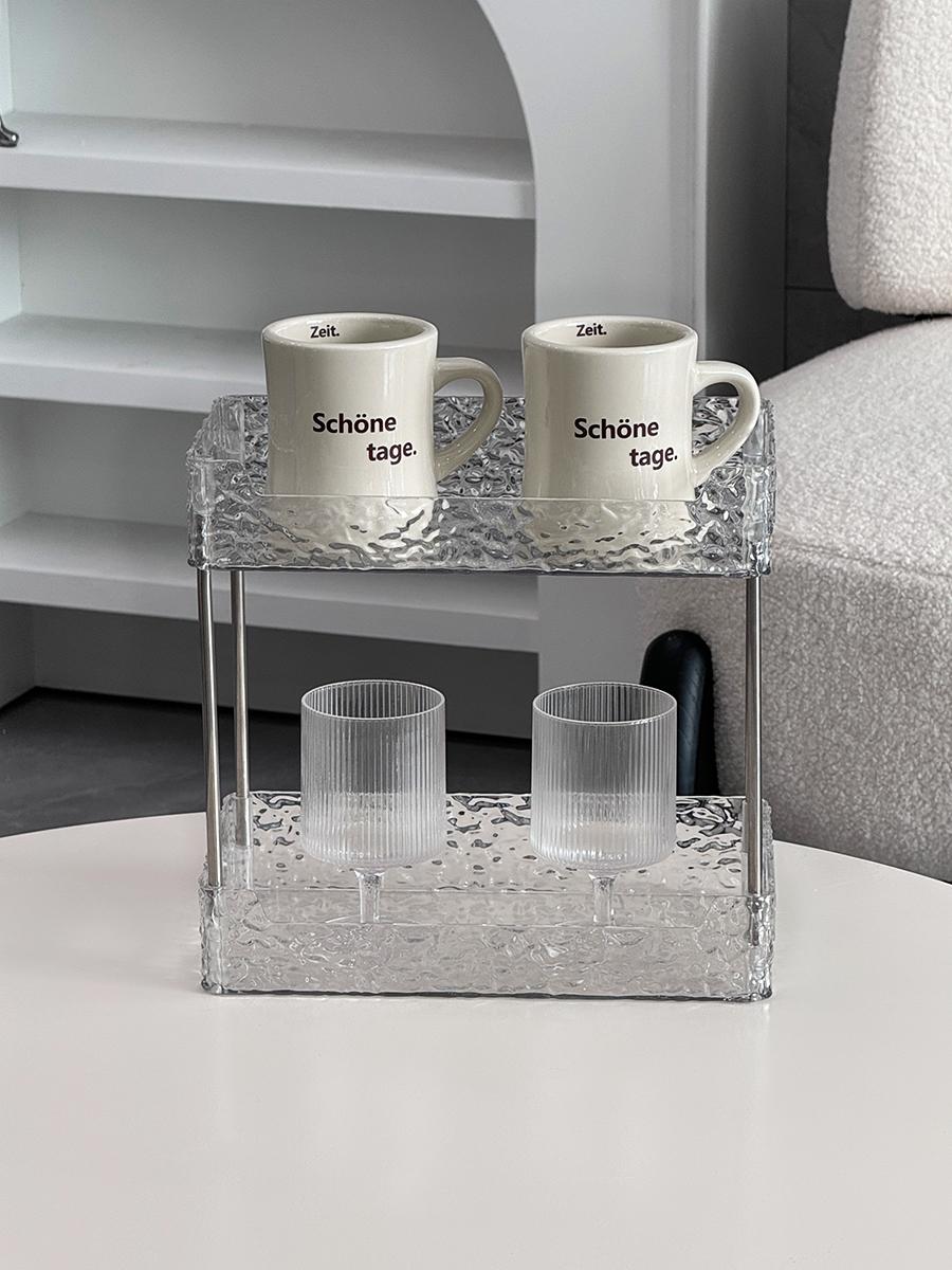 

Transparent Bathroom Accessories Acrylic Shower Organiser Double Layer Shelves Organizers Makeup Organizer Shelf Supplies Home