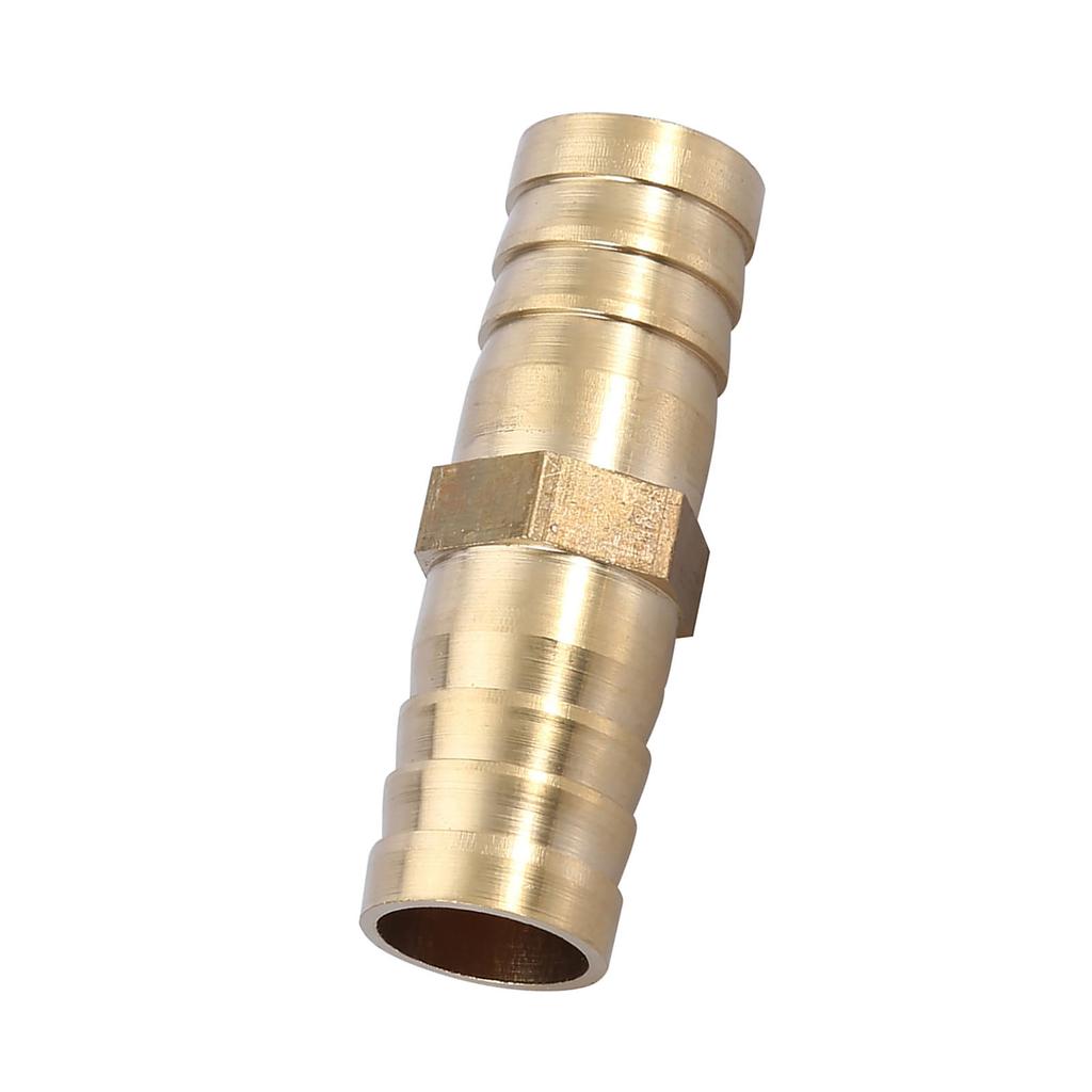 Conector de țeavă drept cu 2 căi, cu ghimpat din alamă, fiting de joncțiune 681012141620 mm