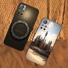Coque de téléphone S-Stargate A-Atlantis pour Xiaomi 15 14 13 12 Mi 11 ultra Pro Lite Housse en Silicone Souple Noir