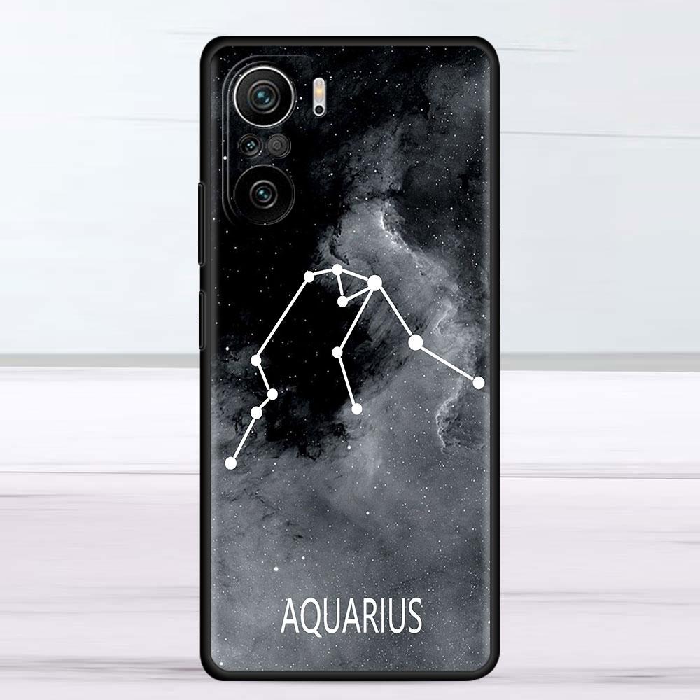 Case For Xiaomi Redmi Note 11 9S 10 9 8 7 9A 9C 9i K40 8T 10C 9T K50 Silicone Phone Shell Twelve Constellations