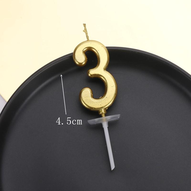 50 Gold and Silver Number Candle Cake Toppers - Individually Boxed Party Decorations