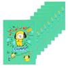 BT21 Middle & High School Lined Notebook, 10 Pcs Set, 4 Options (TATA, MANG, CHIMMY, COOKY)