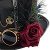 Steampunks Tall Hat Cosplay Goggles Hat Music Festival Costume Party Stage Hat