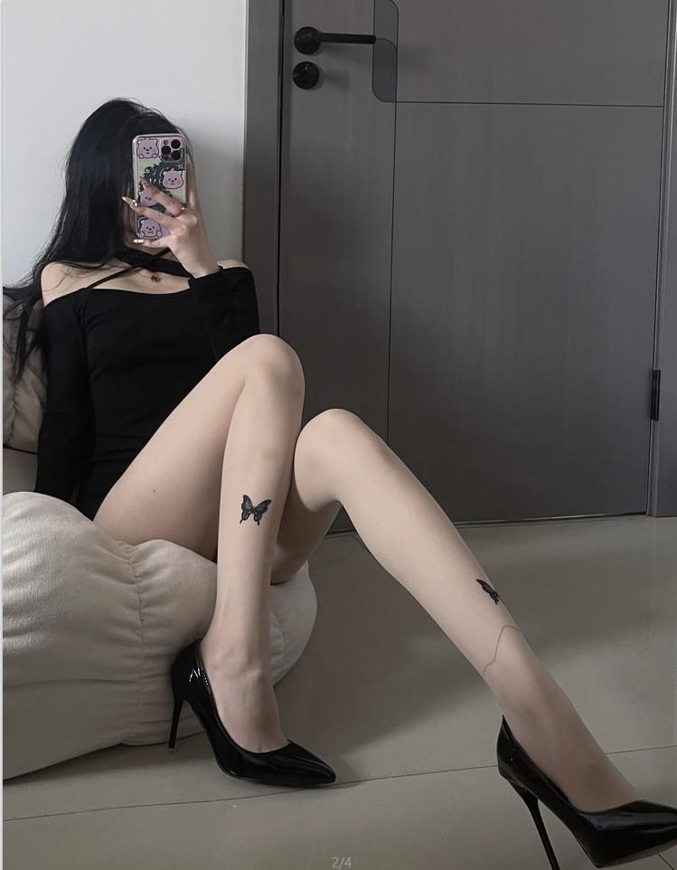 

Ультратонкие черные колготки в горошек и сердечки - Сексуальные летние колготки против затяжек для женщин One Size