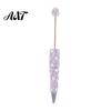 Handgemachter Schmuck Geschenkideen DIY Stift zum Bestücken mit Perlen, Glitzernde Strasssteine und Kunstperlen Perlen-Kreativgeschenke für Schwestern Schwarzer Kugelschreiber Büro