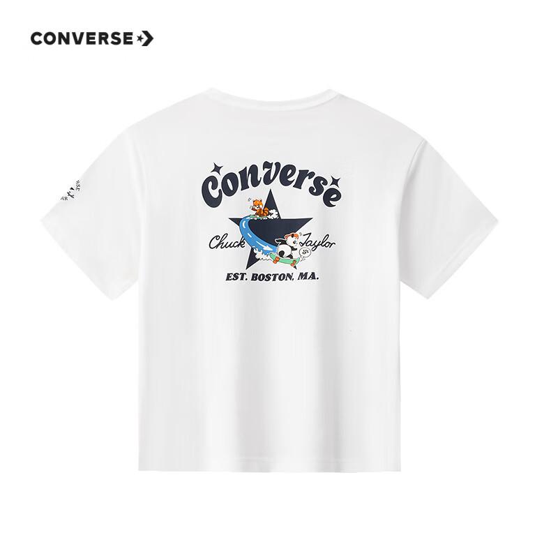 Converse Youth Trendy Print Short Sleeve T-Shirt