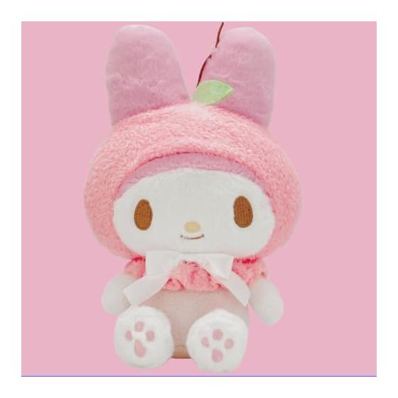 Nakajima Corporation My Melody Pastel Fruit Cape Мягкая игрушка S 205858-25 В27 x Ш21 x Г11 см
