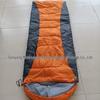 Dual-Season Color-Block Sleeping Bag with Hood, Two-Way Zipper, and Compression Sack for Outdoor Camping