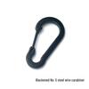 Multicolor No. 5 Aluminum Steel Gourd-Shaped Carabiner for Bottles and Backpacks