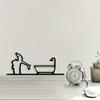 Cartello Metallico WC Uomo Decorazione Murale Cucina Moderna Vasca da Bagno Attrezzo Arte Murale per Uomo Interno Esterno Casa Ufficio Soggiorno Cartello Decorativo
