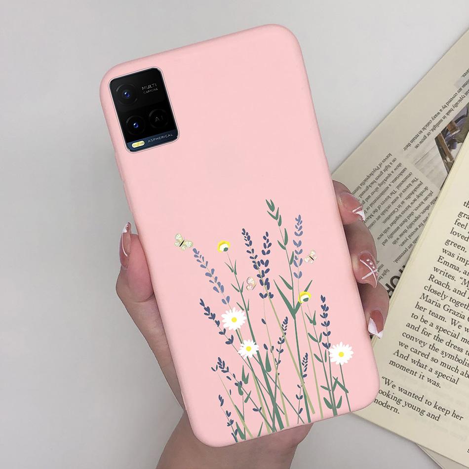 For Vivo Y33 Y33S Y21 Y21S Case Luxurious Silicone Soft TPU Matte Phone Back Cover For Vivo Y 33 Y33 S Y 21 S 21S Fundas Bumper