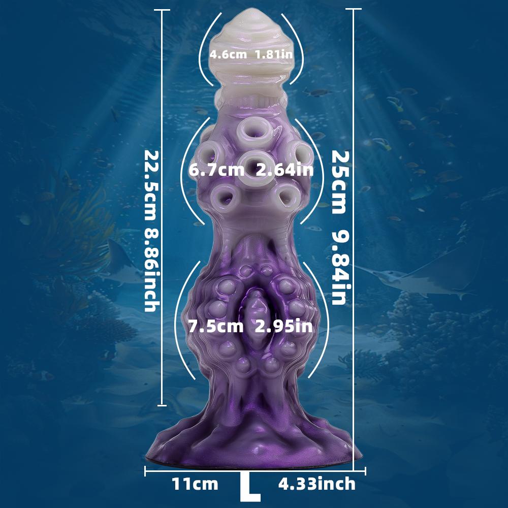 Anal Plug Monster Dildo Simulated Penis Vaginal Dick Massager Stimulating G-Spot Suitable For Couple Training Sex Toys