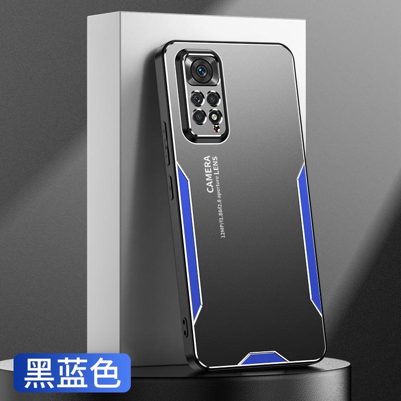 Light luxury matte blade mobile phone case for Redmi NOTE11PRO metal back plate NOTE14 anti-drop Turbo3