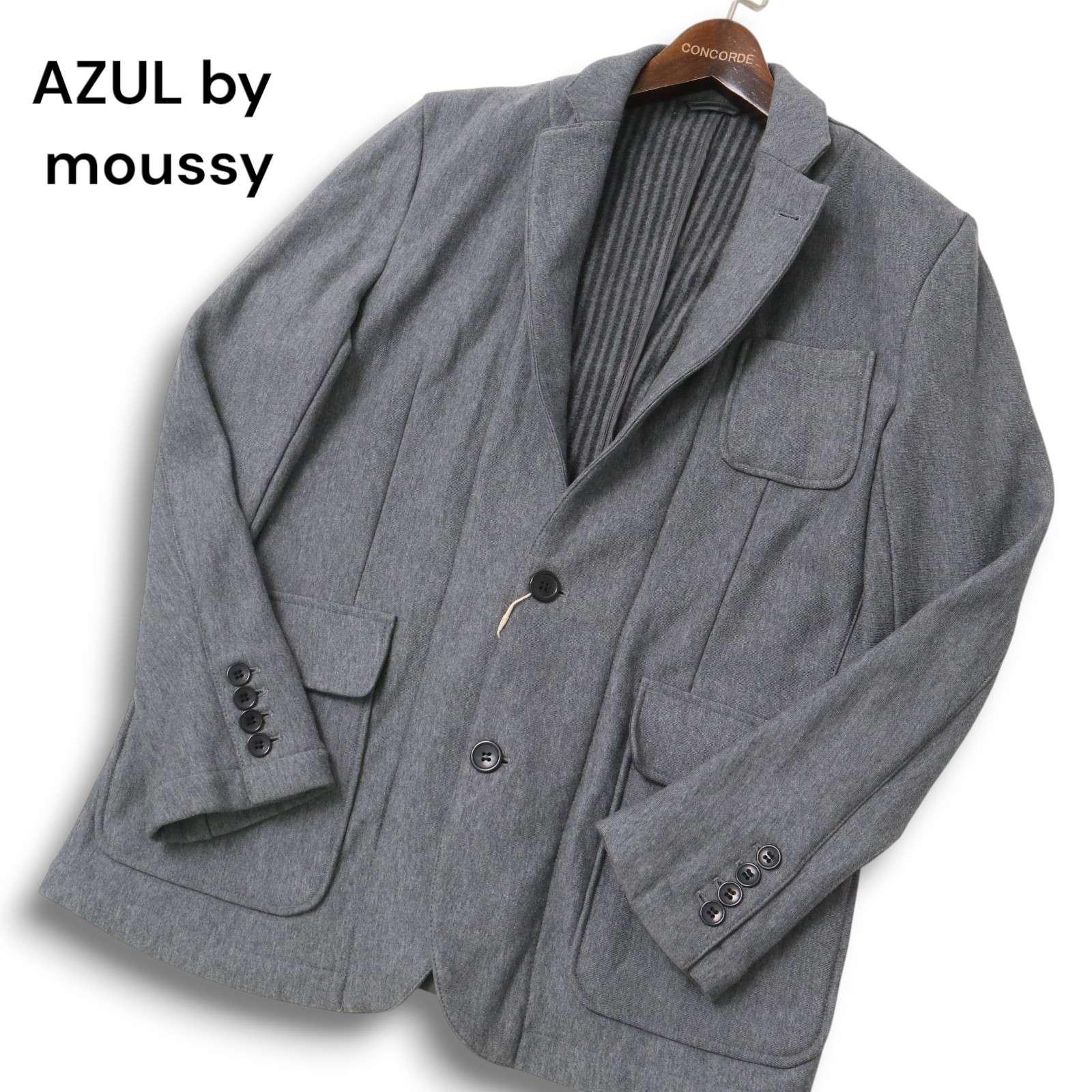 [New, unused] AZUL by moussy Autumn/Winter Brushed lining Ancon Tailored Jacket Sz.S Men s Gray