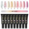 PHOENIXY Poly Nail Gel na prodloužení nehtů Rychlý stavební gel na prsty s 37 barvami Poly Nail Gel na prodloužení a akrylový gelový lak na nail Art