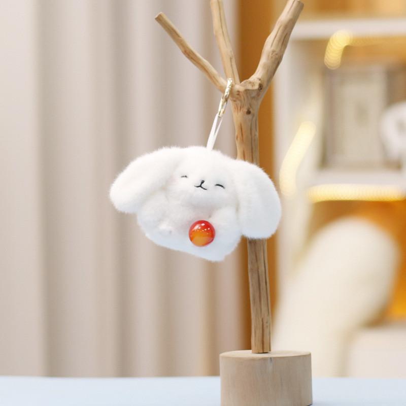 Plush Bunny Toy With Keychain For Kids And Collectors