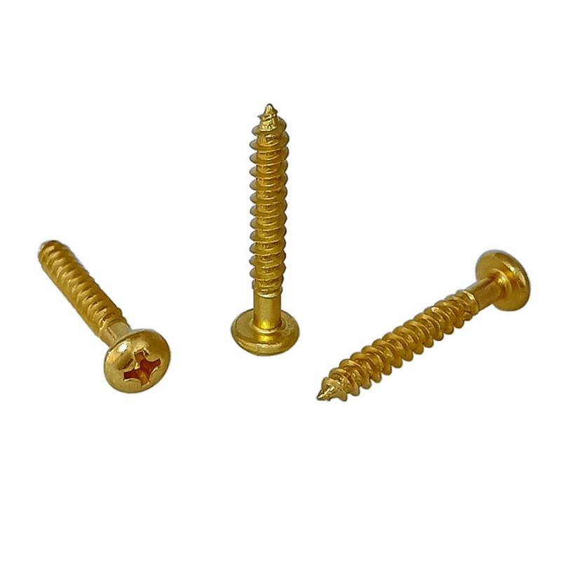 100Pcs Metal Pickup Frame Fixing Screw Guitar Humbucker Pickup Rings Mounting Screws for Electric Guitar Enduring