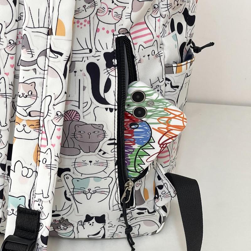 Damski Plecak Graffiti Plecak Szkolny dla Ucznia Męski Plecak z Nadrukiem