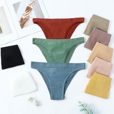 Perizoma da donna di grandi dimensioni senza cuciture sexy Underpant elastico T-pants mutandine da donna senza cuciture tinta unita slip comodi vita bassa collant testa