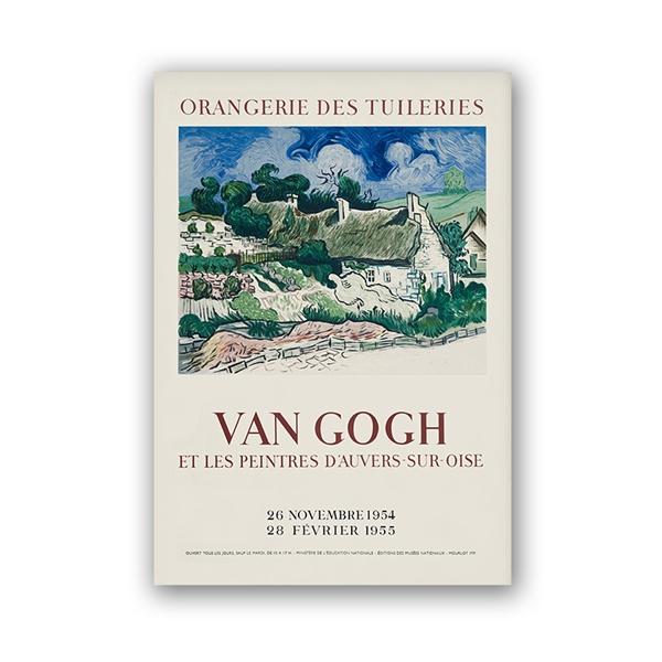 Vincent Van Gogh Painting Canvas Art Prints Original French Exhibition Vintage Posters Wall Pictures Home Room Gallery Decor