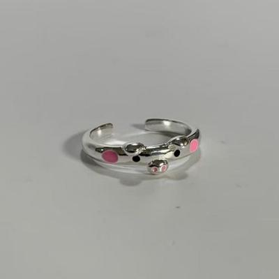 Korean Style Cute Sweet Little Pig Animal Open Ring for Women