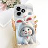For Honor X5c Plus Case Cute Panda Rabbit Painted Silicone Soft Phone Cases For HonorX5C X 5 C Plus Len Protection Back Cover