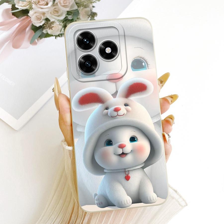 For Honor X5c Plus Case Cute Panda Rabbit Painted Silicone Soft Phone Cases For HonorX5C X 5 C Plus Len Protection Back Cover