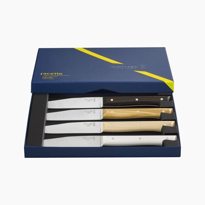 Opinel lot de 4 couteaux de table, mix