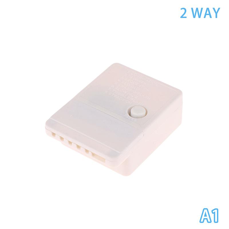 Led String 2/4 Way 8 Modes Lights Twinkle Ek-04 Dimmer Flexible Strip Ribbon Lighting Replica Switch Adjustable Knob Controller