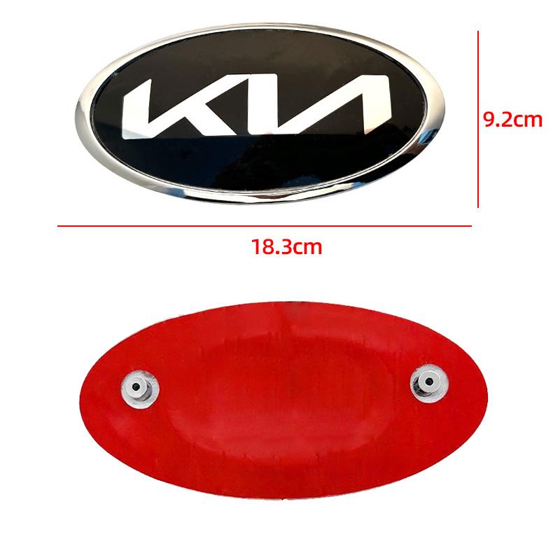 AABIW1 Car Front Gril Rear Trunk Emblem Sticker Accessories For Kia GT-Line Sportage Ceed Rio Picanto Sorento Soul Cerato Venga K9 Niro