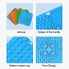 Dog Lick Mat with Suction Cup Interactive Pet Feeding Mat for Slow Feeding Anxiety Relief Pet Licking Pad for Large Small Dogs Cats