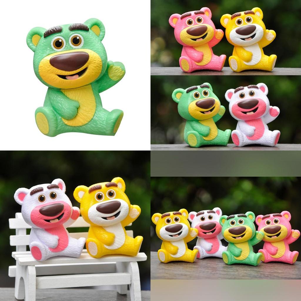 Anime Colorful Toy Story Lotso  Action Figure Model Desktop Decor Toy Kids Gift