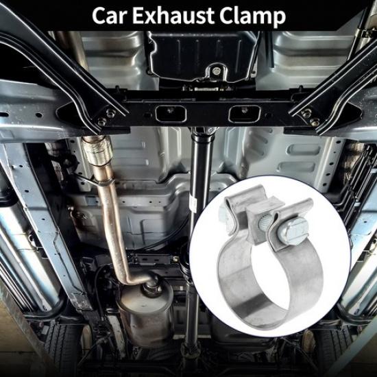 Exhaust Pipe Clamp Exhaust Muffler Tube Joint for Car Stainless Steel 201  30mm