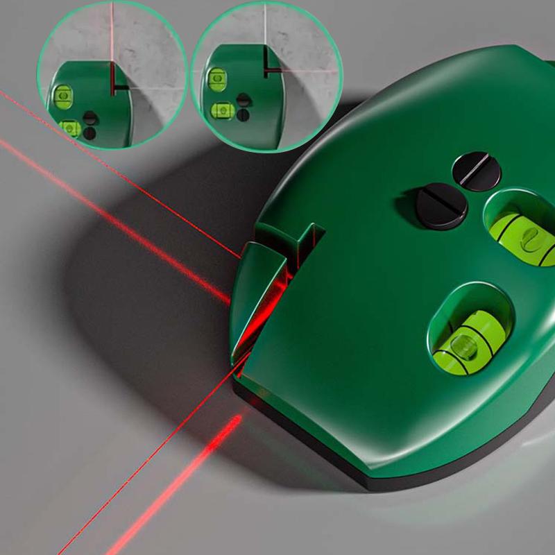 Multipurpose Laser Level Tool Vertical Laser Level Kit 90° Interior Range Portable Measuring Laser Line Level