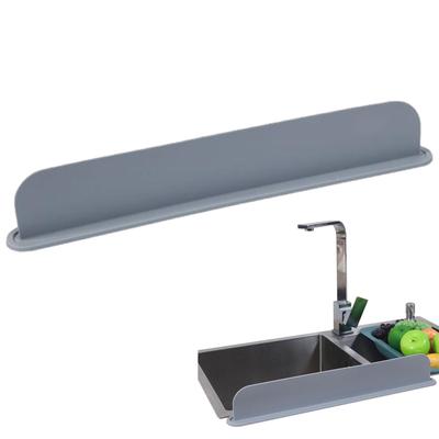 Suction Cup Splash Guard Sink Splash Guard Extra Long Backsplash Splash Protector Reusable for Washing Dishes Faucet Bathroom