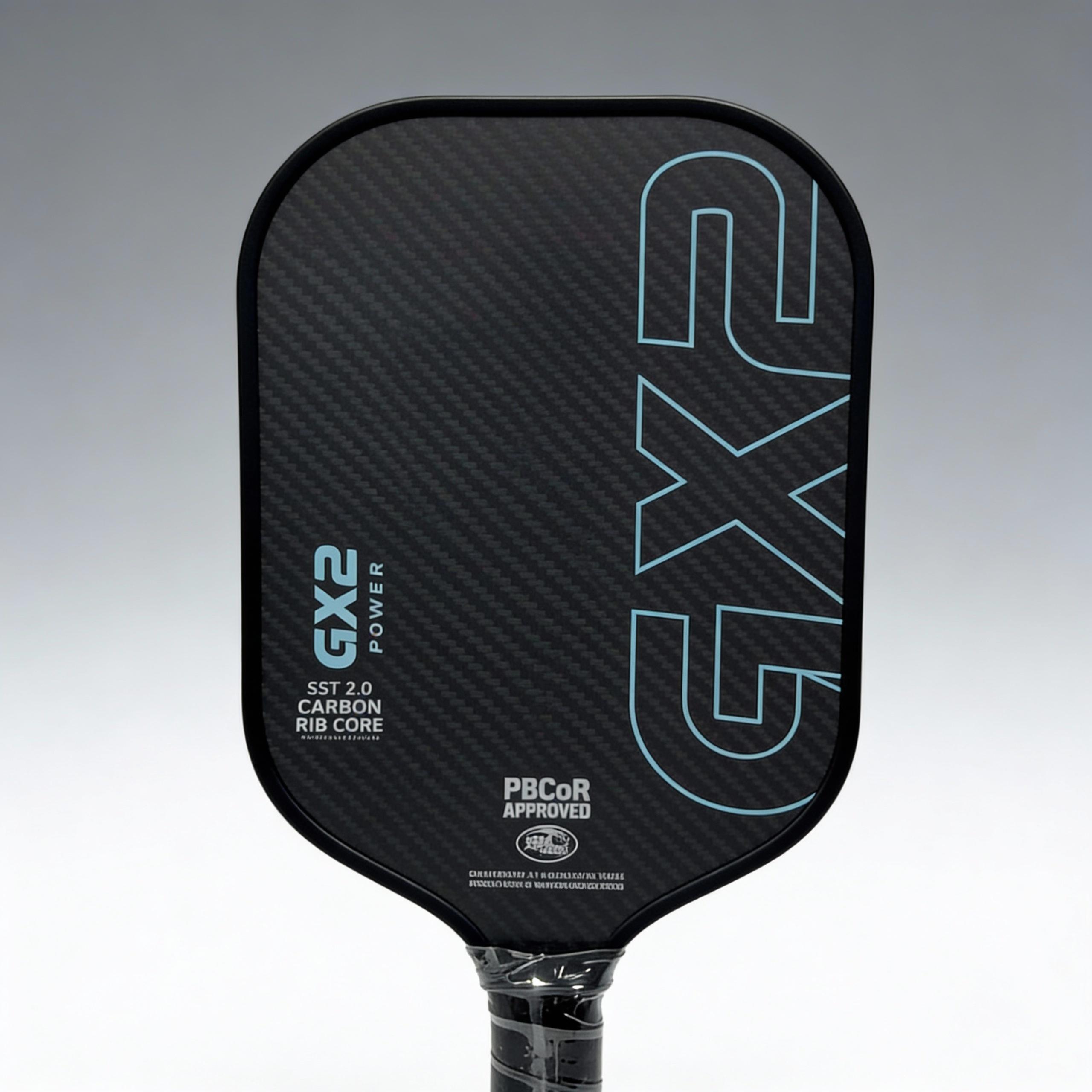 3K Carbon Fiber Pickleball Paddle Honeycomb Core Lightweight Portable Power Racket High Quality 16mm Entertainment Use YD--GX22 Carbon Fiber чёрный