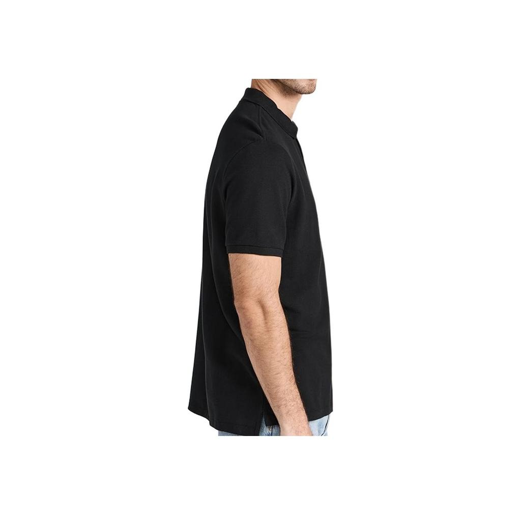 Polo Ralph Lauren SS22 Solid Color Logo Embroidered Short Sleeve Casual Polo Shirt Men Polo Shirts Black 710850860007