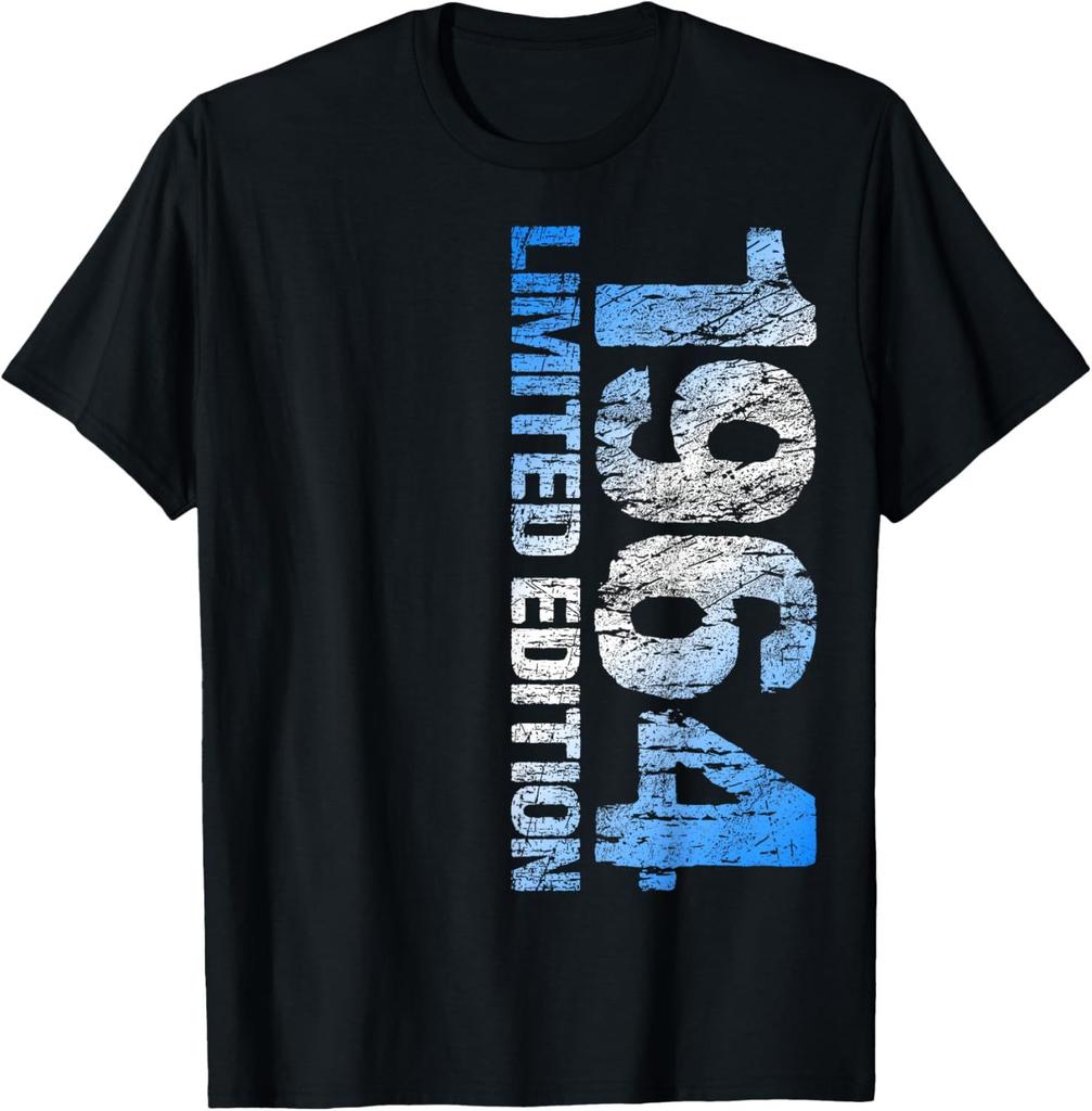 Limited Edition 1964 Man Woman 62th Birthday 62 TShirt Graphic T Shirts Vintage Cotton Unisex Summer Soft Tops Ropa De Mujer