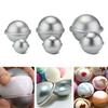 2Pcs Aluminum Semicircle Ball Sphere Molds Cake Baking Mold For DIY Making Supplies Pastry Mould