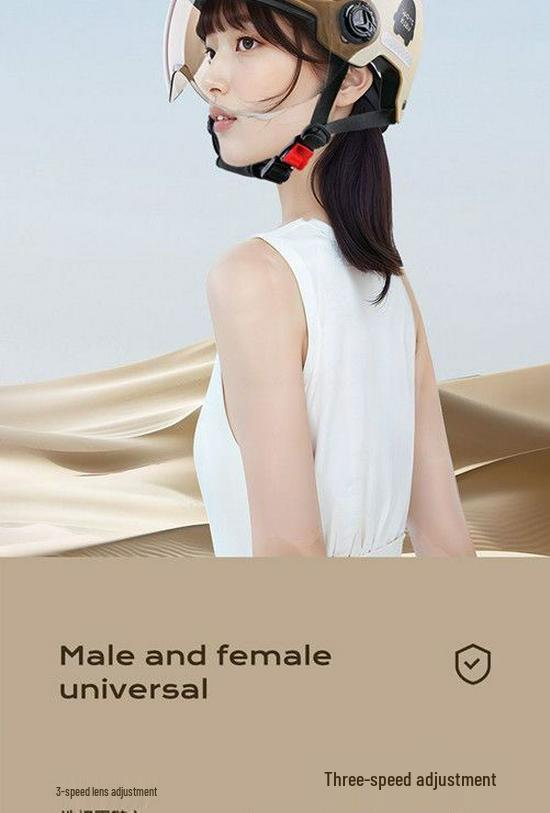 3C Certified Women's Summer Electric Scooter Helmet, Breathable & Sun-Protective, All-Season Bicycle Safety Half Helmet.