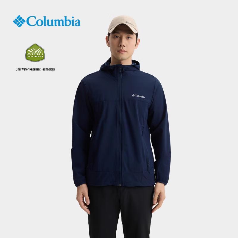 Мужская легкая софтшелл куртка с капюшоном Columbia XL