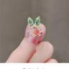 2024 Cute Crystal Rabbit Brooch for Women - Japanese Style Anti-Exposure Collar Pin