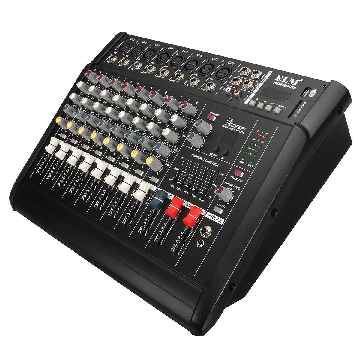 ジャンク ELM POWER MIXER パワーミキサー PMX802D-USB ジャンク ELM