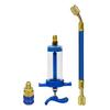 Injector Ulei A/C Mașină Agent Frigorific R134A Instrument Injectare Colorant Ulei Adaptor Cuplaj Rapid 1/4 Seringă Injectare Ulei Aer Condiționat