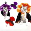 Cute Halloween Pet Costumes Cosplay Vampire Cloak For Small Dog Cat Kitten Puppy Dress Kawaii Pet Clothes Cat Accessoties Gift