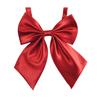 Men Bow Tie Detachable Design Smooth Texture Solid Color Striped Print Neck Tie Weddings Business Parties Outfit Accessories