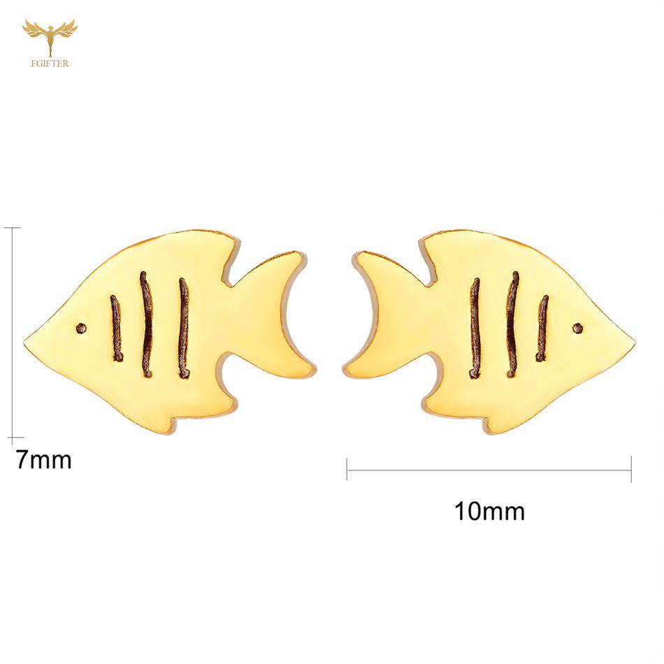 12 Pair Marine Animal Earrings for Women Sea Turtle Shell Starfish Dolphin Penguin Fish Stainless Steel Ear Studs Summer Zircon