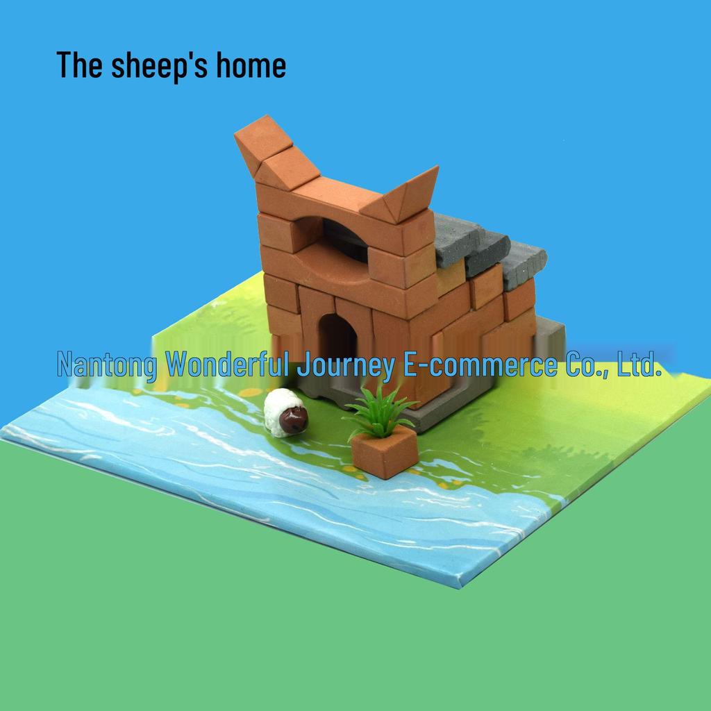Little Bricklayer DIY Cement House Building Blocks - Educational Toy for Children
